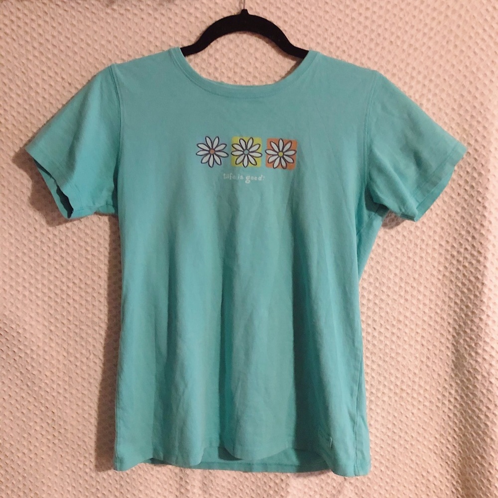 Life Is Good Blue Tee